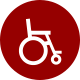 ìcone Empréstimo de cadeiras de rodas